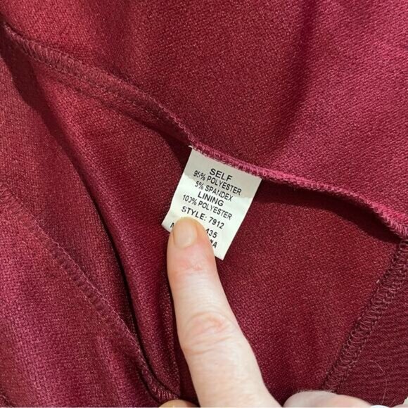 NEW Michel Cropped Open Zipper Lattice Panel Casual Layering Blazer Jacket M NWT - Picture 14 of 14